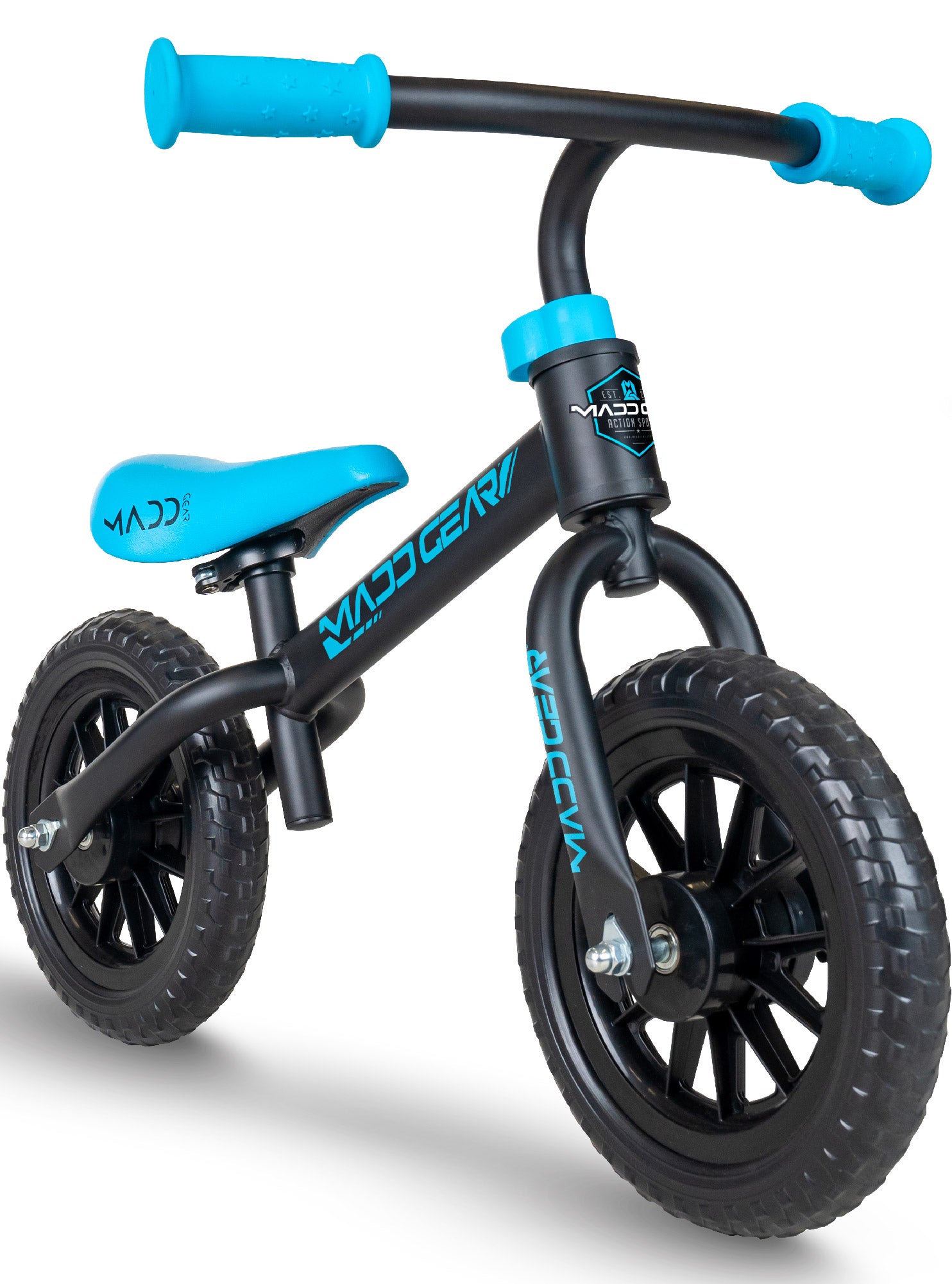 Madd Gear My 1st BMX Black Blue Toddlers Balance Bike