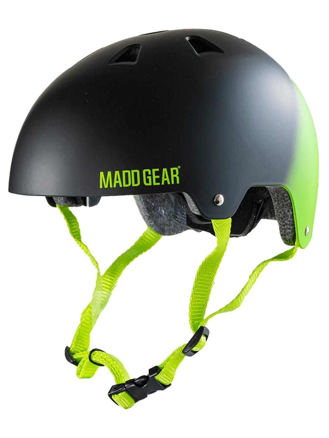 Certified EPS Helmet Black Green S/M – Madd Gear