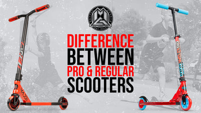 What is the difference between a pro scooter and a regular scooter?