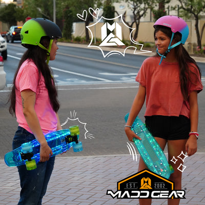 Madd Gear Kids Skateboard Penny Australia Deck Complete Skateboard Flashing LED Lights