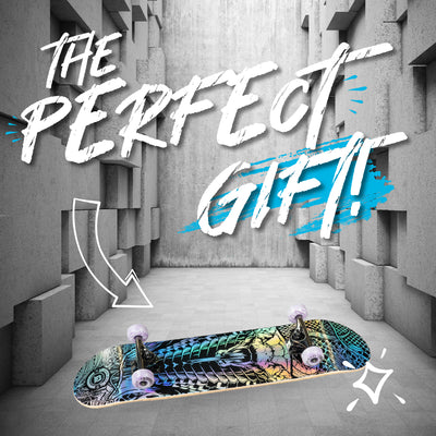 Madd Gear MGP Grind Popsicle Kicktail Skateboard Holographic Snake Skatepark Tricks Perfect Gift