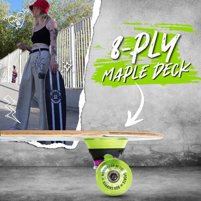 Madd Gear 36" Longboard Complete Skateboard Maple Deck Blue MGP