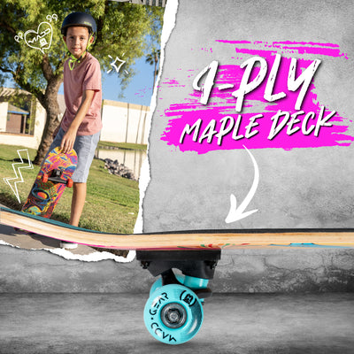 Madd Gear MGP Beginner Double Kicktail Skateboard Complete Quality Skate Park Board Maple Deck