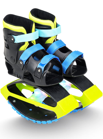 Madd Gear Boost Boots Boosters Jumping Shoes Kanga Space Boots Boys Girls Blue Teal Lime