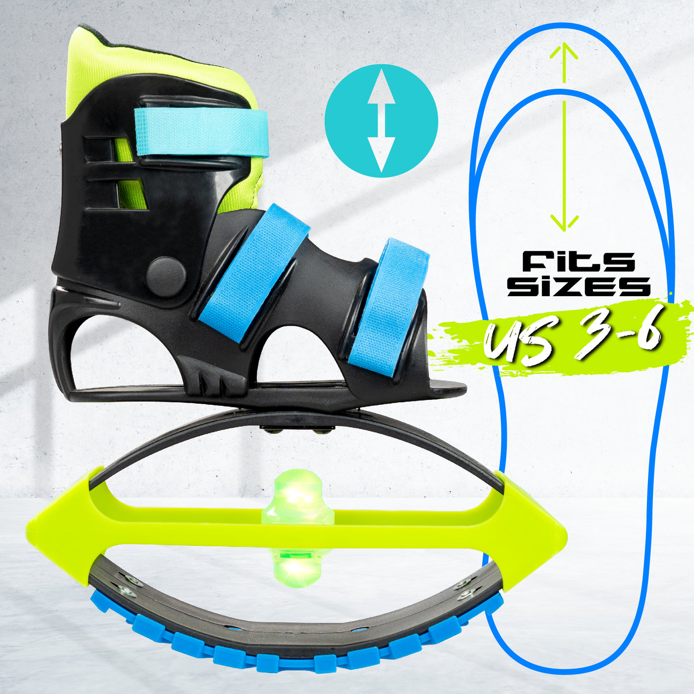 Madd Light-Up Boost Boots - Blue Lime – Madd Gear