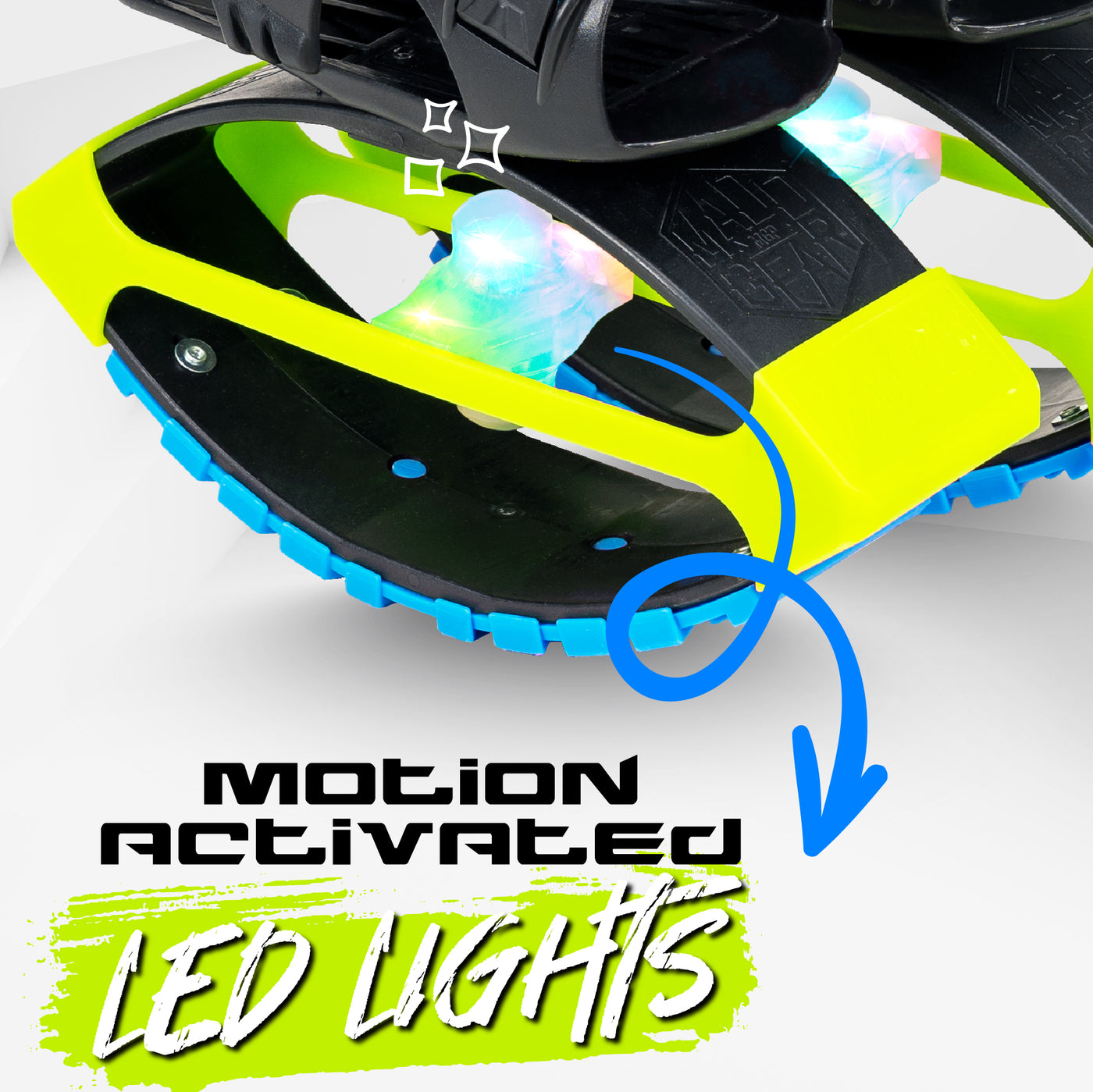 Madd Gear Boost Boots Boosters Jumping Shoes Kanga Space Boots Motion Activated LED Light-Up Lights Boys Girls