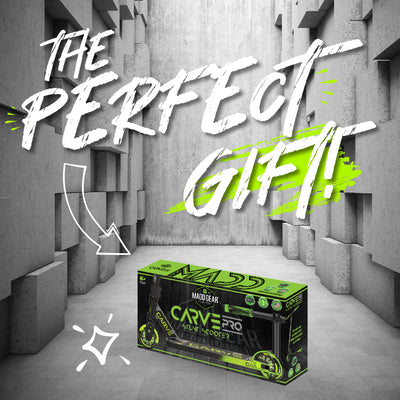 MGP Madd Gear Carve Pro Stunt Trick Kick Scooter Razor Green Black Perfect Gift