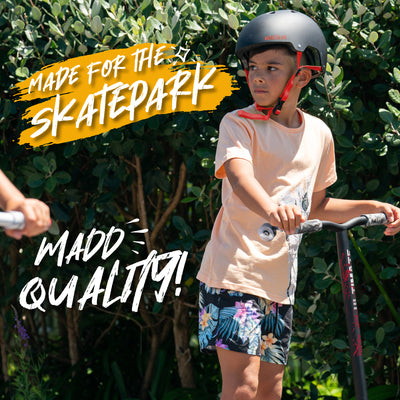 mgp madd gear complete pro scooter kids teens black gold skatepark skate