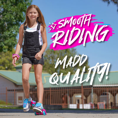 Madd Gear Heelies Heely Kids Boys Girls Lightup Heel Blue Red Skates Fun High Quality