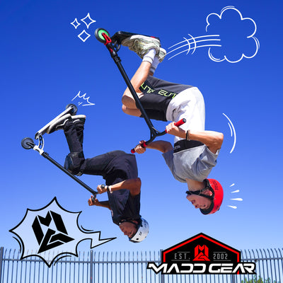 Madd Gear MGP Origin Team Trick Stunt Complete Scooter Kids Teens Best Quality Neochrome Oil Slick Oilslick