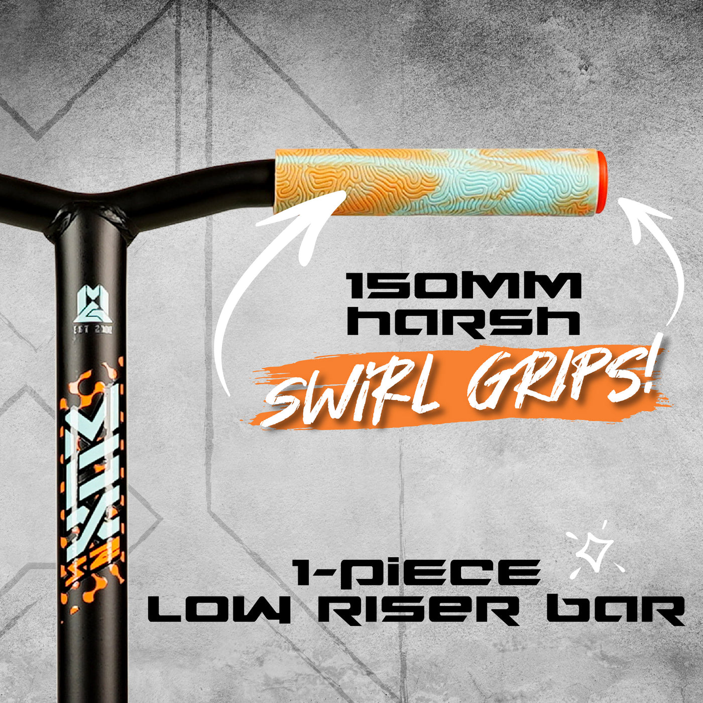 Madd Gear MGP MGX S2 Shredder Stunt Pro Scooter Complete High Quality Razor Trick Skate Park Mad Teal Orange Handlebar Grips