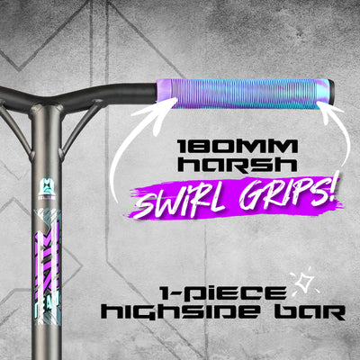 MGX T1 Team Purple Teal RP-1 Stunt Scooter Lightest Best Madd Gear MGP Handlebar Grips