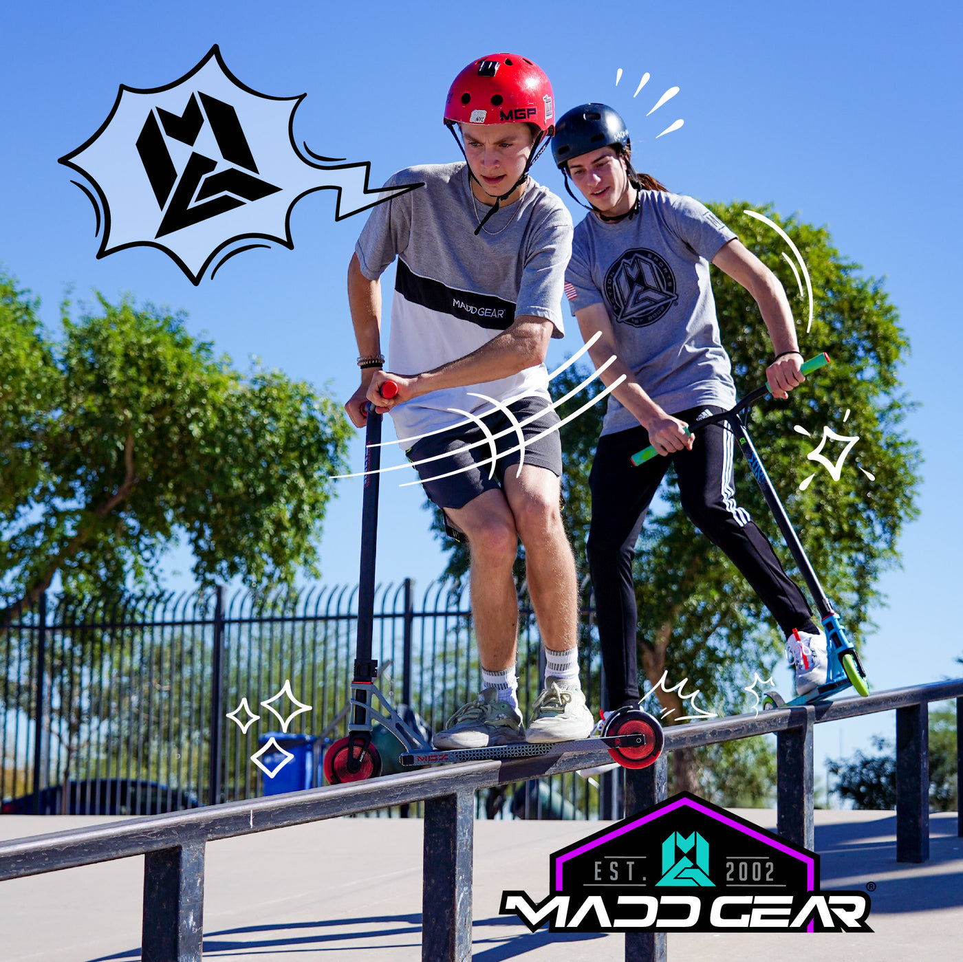 Madd Gear MGP MGX Team Trick Stunt Complete Scooter Kids Best Quality Roman Dellapena