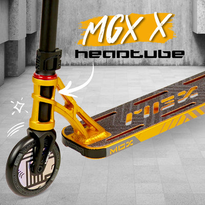 Madd Gear MGP MGX T2 Team Pro Stunt Scooter Complete High Quality Razor Trick Skate Park Mad Playa Gold Black Headtube