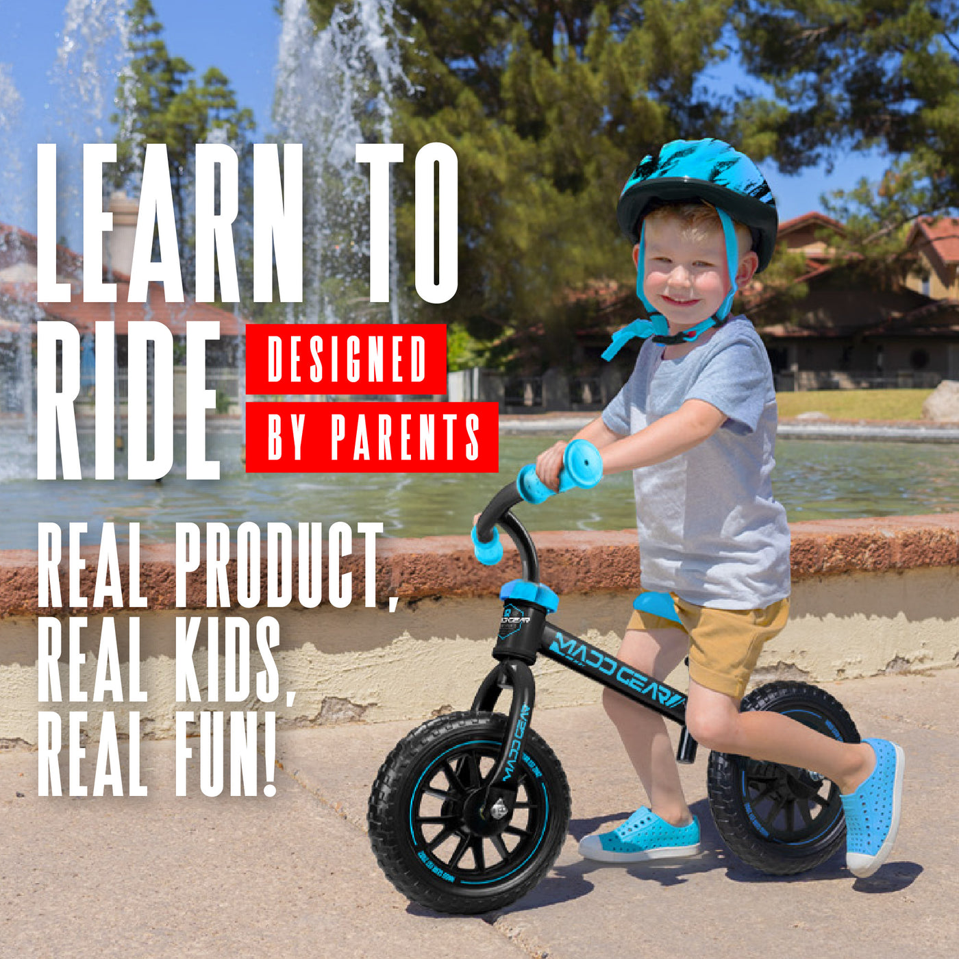 Madd Gear Balance Bike Trainer Running Fun High Quality Learn to Ride Designed by Parents