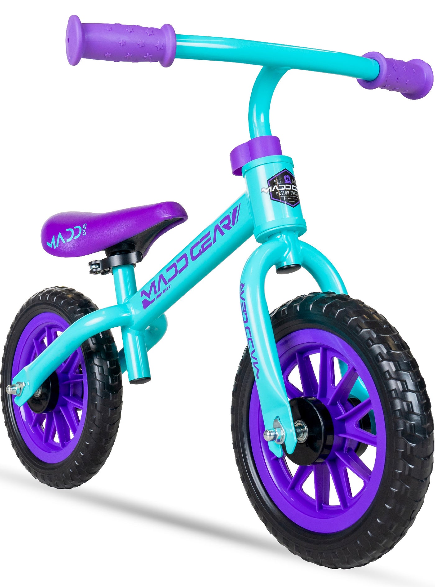 Madd Gear My 1st BMX Balance Bike Trainer Running Strider Lightweight Durable Teal Purple Kids Toddlers Boys Girls High Quality