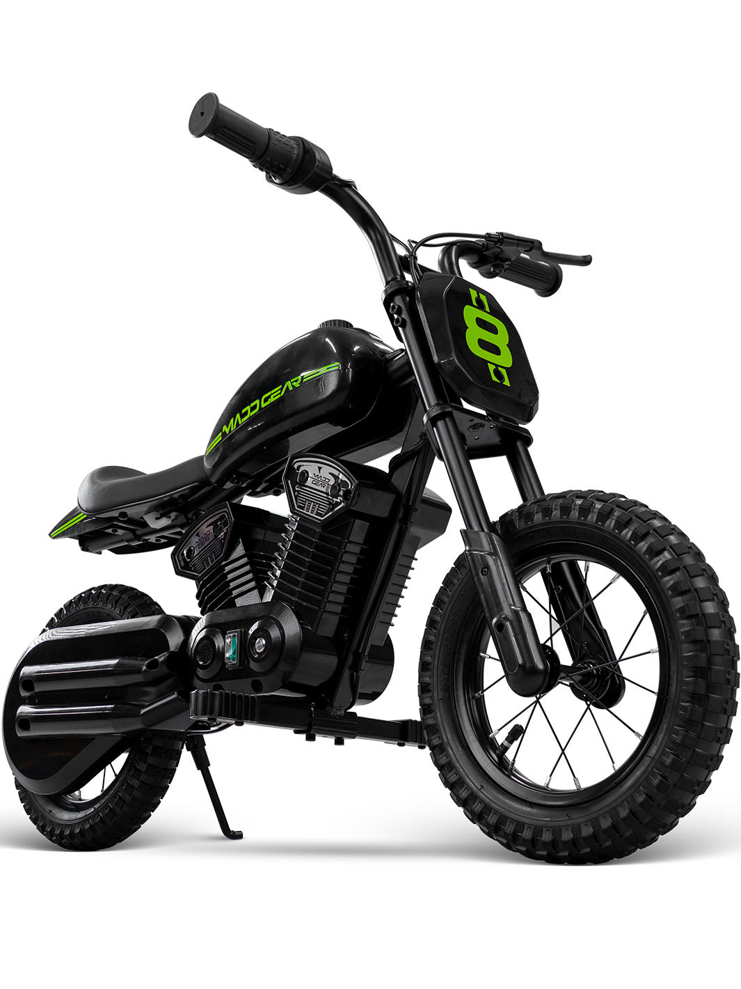 Madd Gear My 1st Mini Electric Dirt Bike Razor GoTrax Kids Boys Girls Black Green