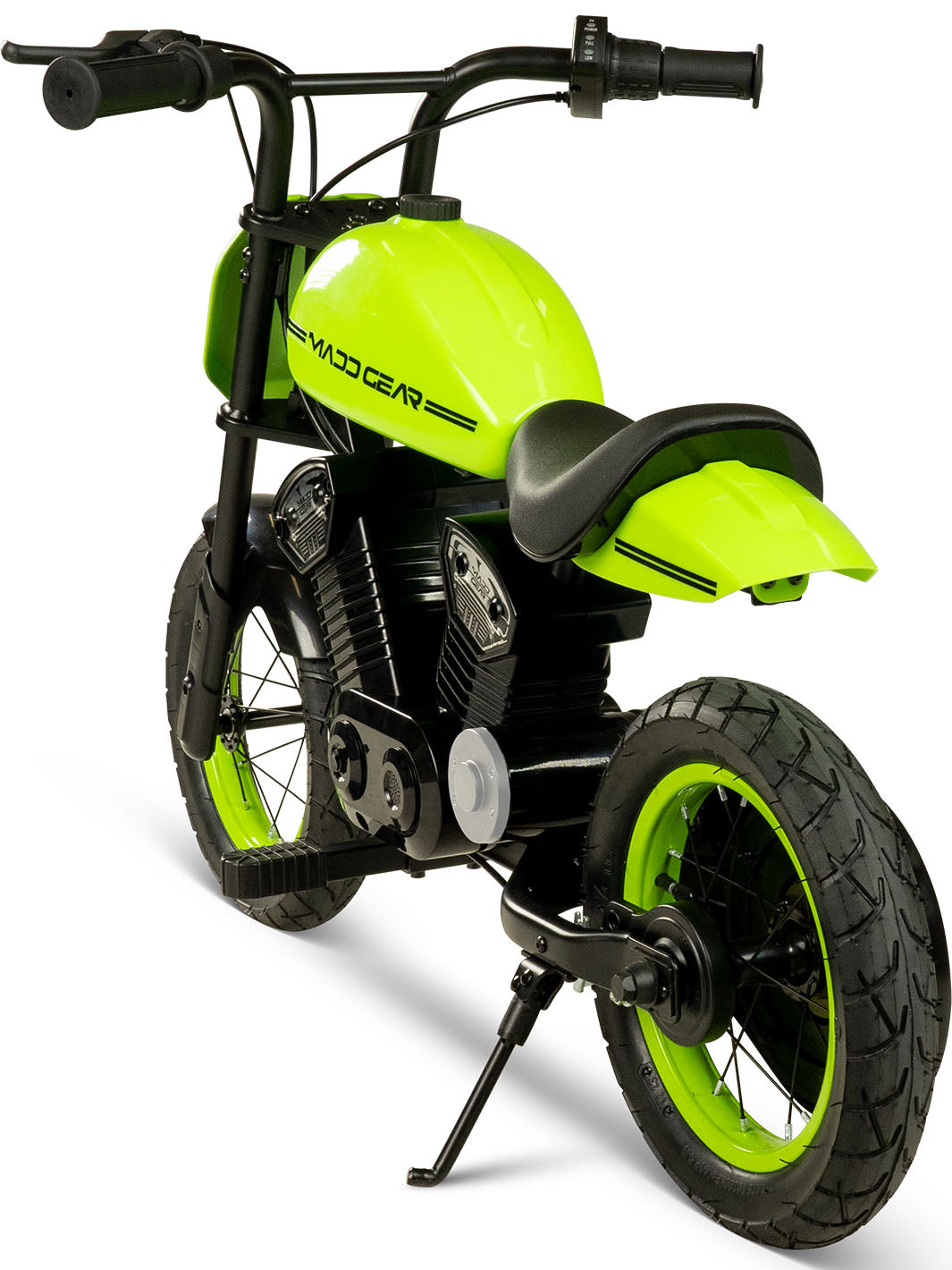 Madd Gear Mini Electric Bike Motorcycle Green Black Razor