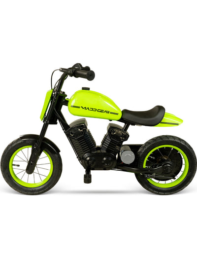 Madd Gear Madgear Bike Electric Mini Motorcycle Kids Boys Girls Razor GoTrax Green Black