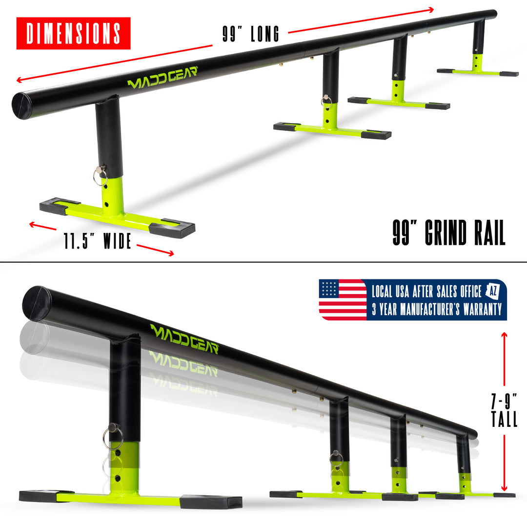 madd gear rail 99" Adjustable Grind Rail