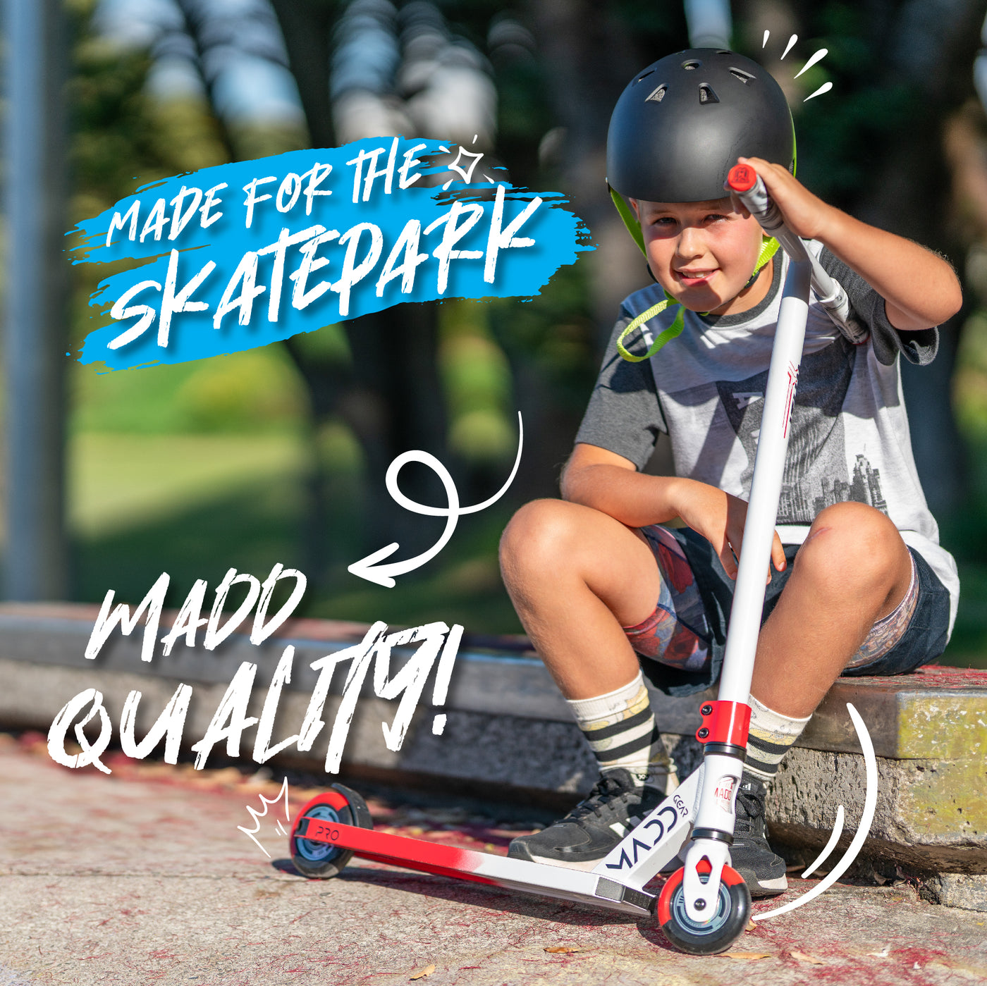 Madd Gear MGP Origin Pro Stunt Scooter Green Lime Blue Kids Boys Skate Park Best Lightest Street