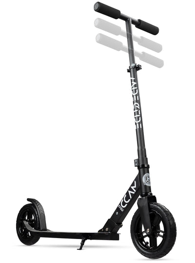 Madd Gear Air Kick Commuter Folding Scooter Adjustable T-Bar 8 Years and up Black A5