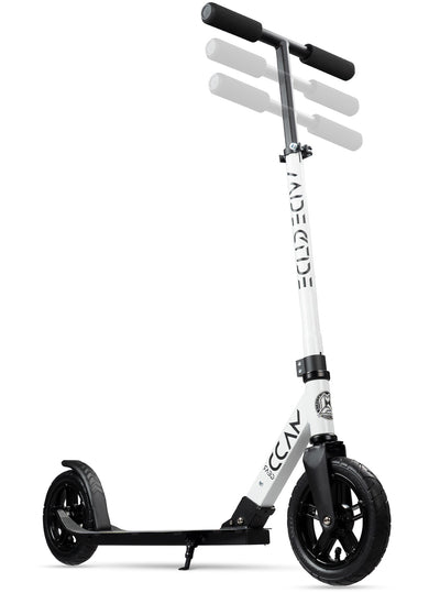 Madd Gear Air Kick Commuter Folding Scooter Adjustable T-Bar 8 Years and up White