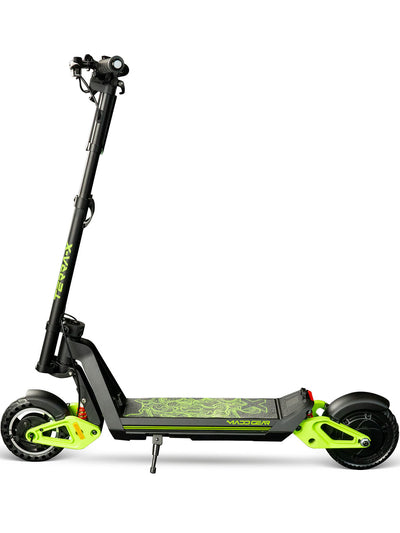 Madd Gera Madgear Terra-X Commuter Portable Foldable Scooter Kids Adults Boys Girls Black Green GoTrax