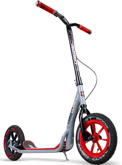 Madd Gear Flashback Renegade Urban Glide Scooter Gray Red