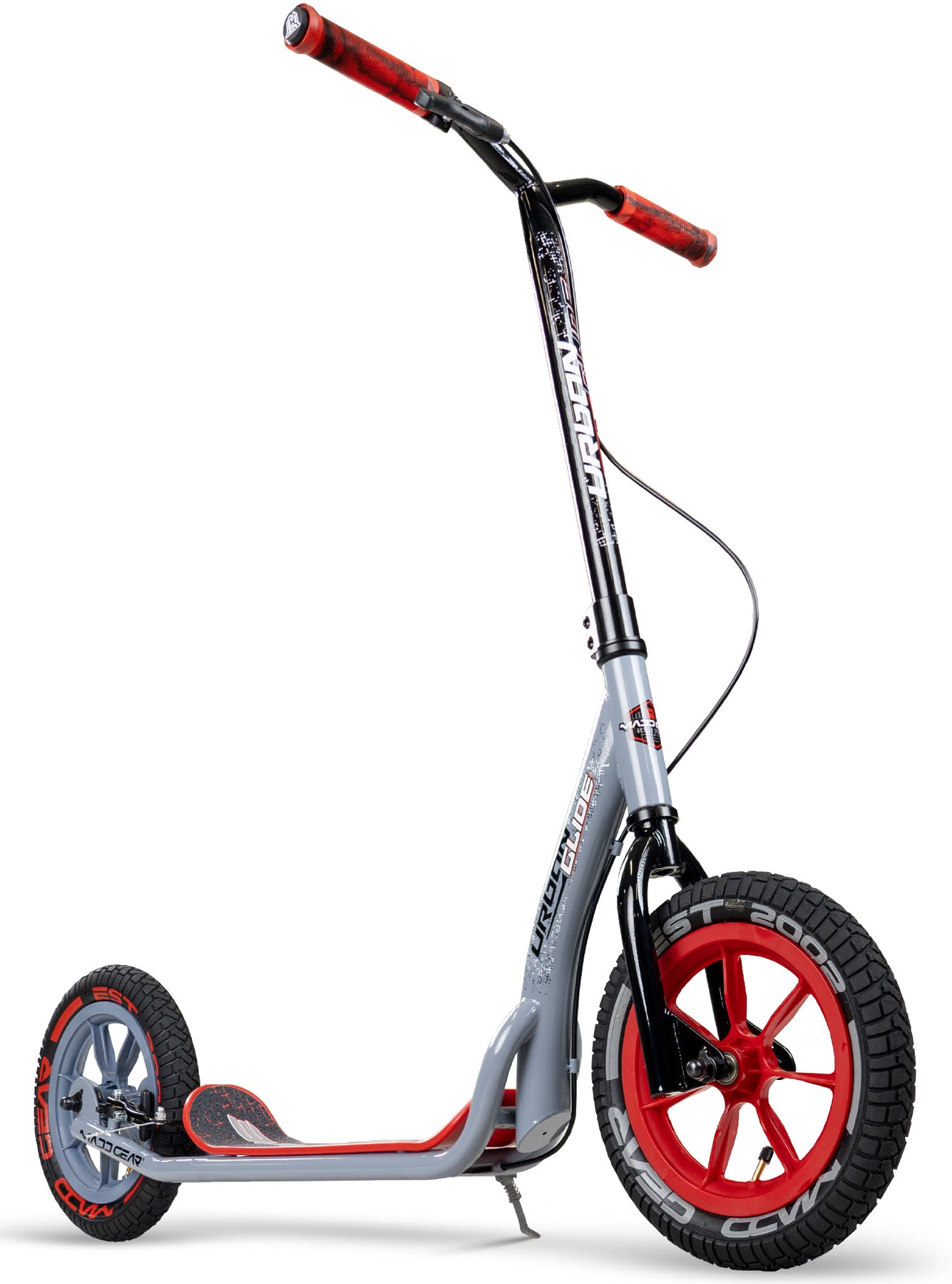 Urban Glide Commuter Scooter Gray Red