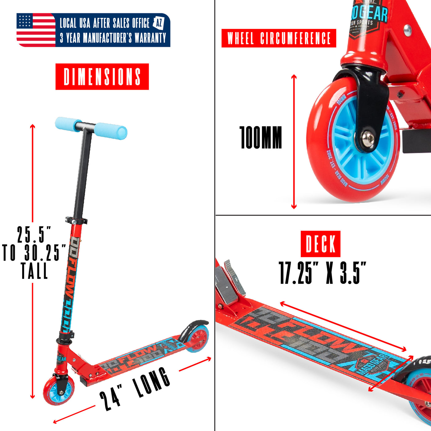 Madd Gear Carve 100 Folding Kick Scooter