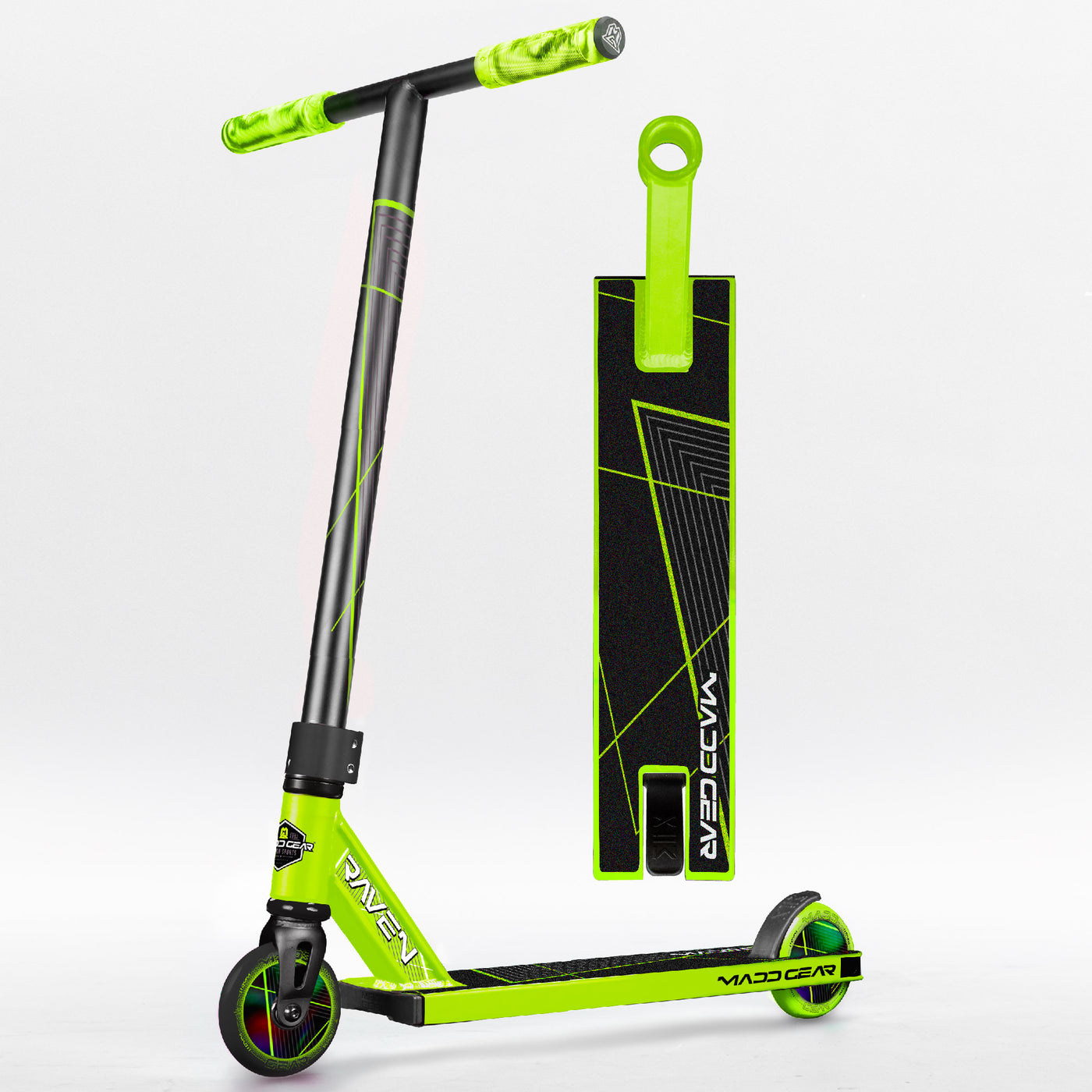 MG1 Raven Pro Scooter - Green Black