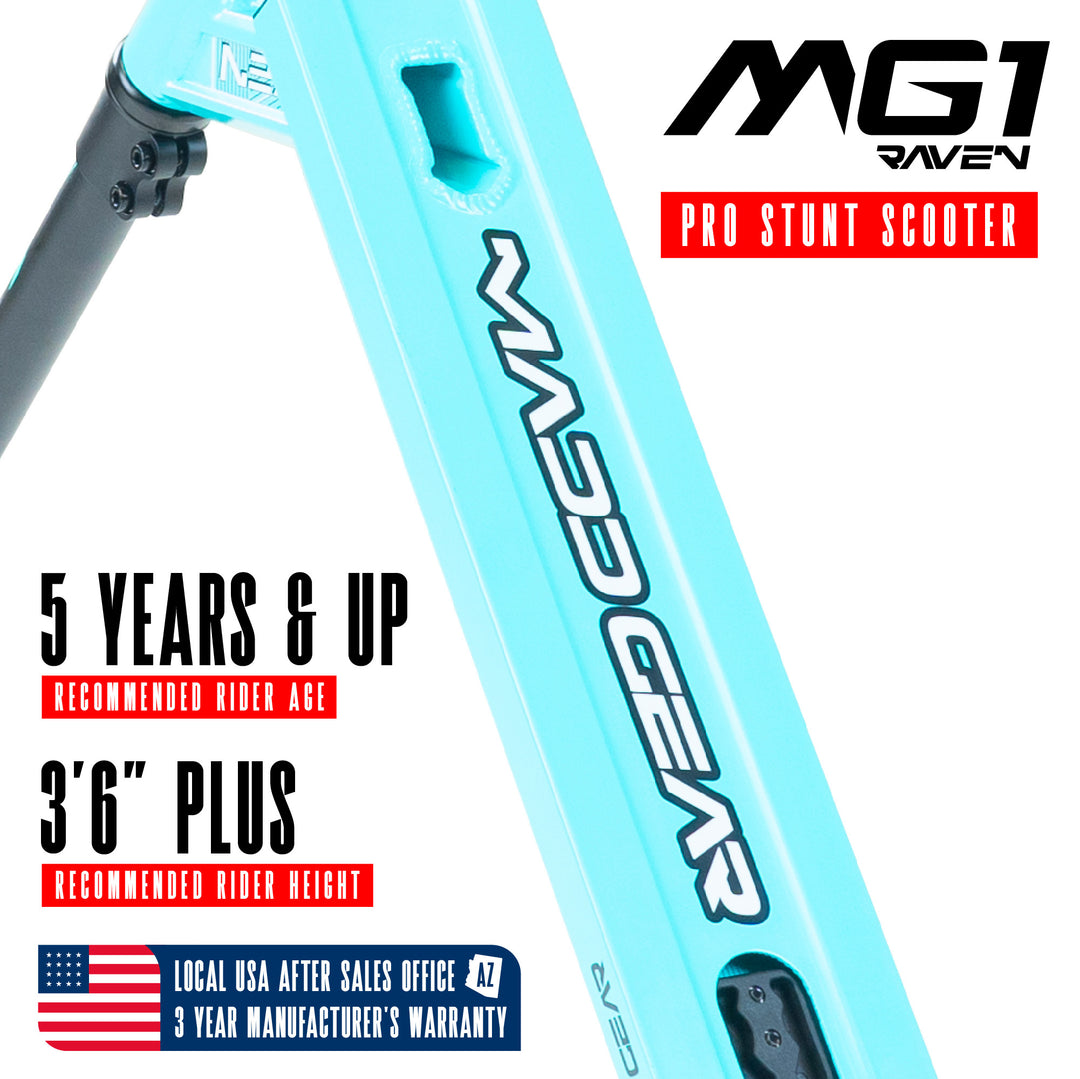 Madd Gear MG1 Raven Pro Scooter - Teal / Black