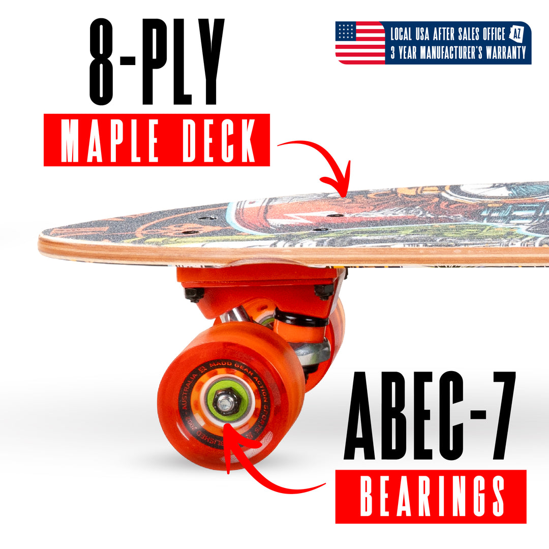 Skateboard 28 pouces Cruiser Skate Plateau de planche à roulettes Skateboard 28 pouces Cruiser Skate Plateau de planche à roulettes