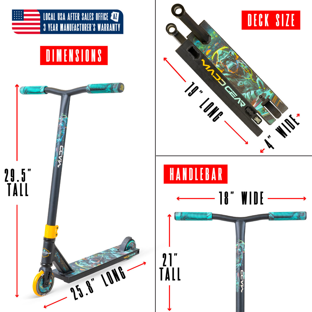 MG2 Obsidian Pro Scooter - DJ Rilla – Madd Gear