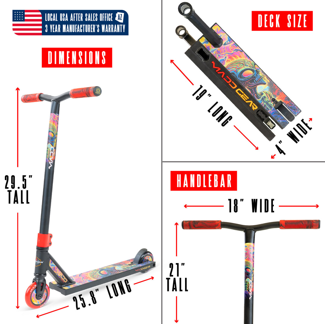 MG2 Obsidian Pro Scooter - Frenzy – Madd Gear