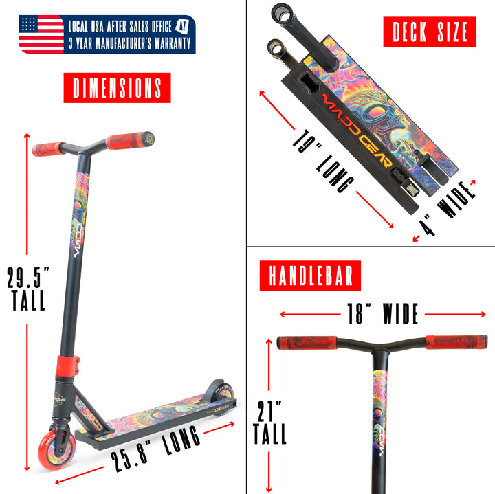 MG2 Obsidian Pro Scooter - Frenzy – Madd Gear