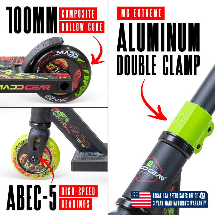 Madd Gear MG2 Obsidian Pro Scooter - Venom Madd Gear MG2 Obsidian Pro Scooter - Venom