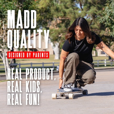 Madd Gear MGP Longboard Drop Through Complete Skateboard Kids Teens Adults Boys Girls