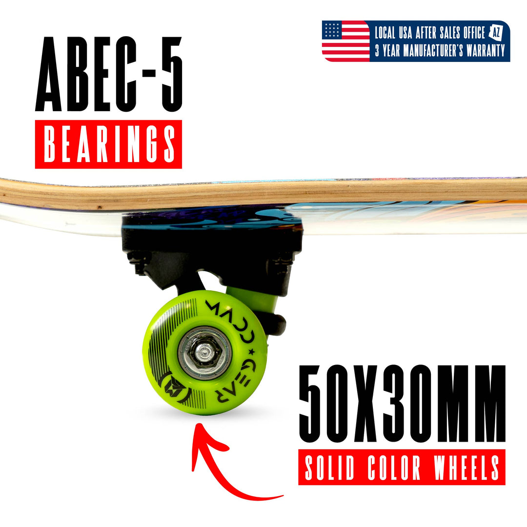31” Rebel Squid Skateboard – Madd Gear