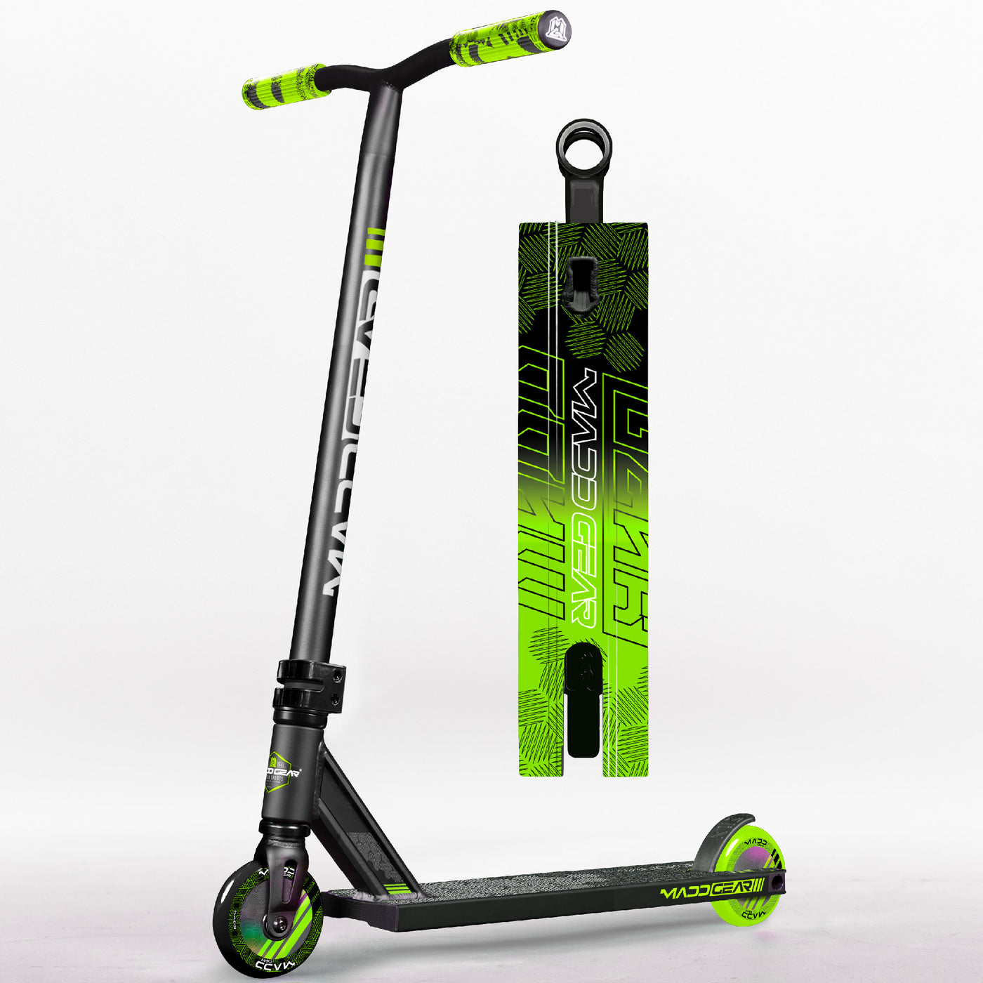 MG3 Zen Pro Scooter - Black Green