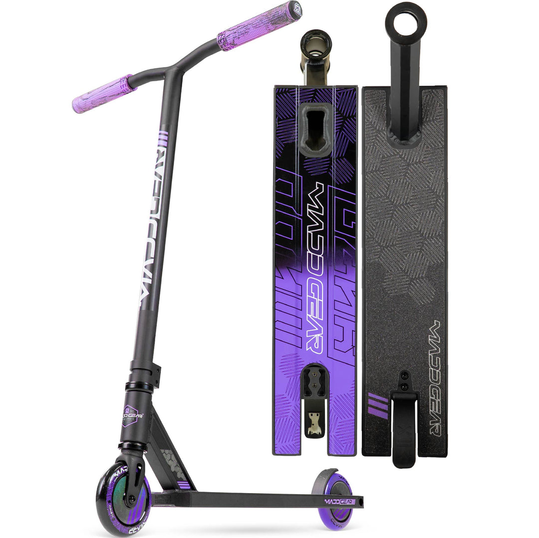 MG3 Zen Pro Scooter - Black / Purple – Madd Gear