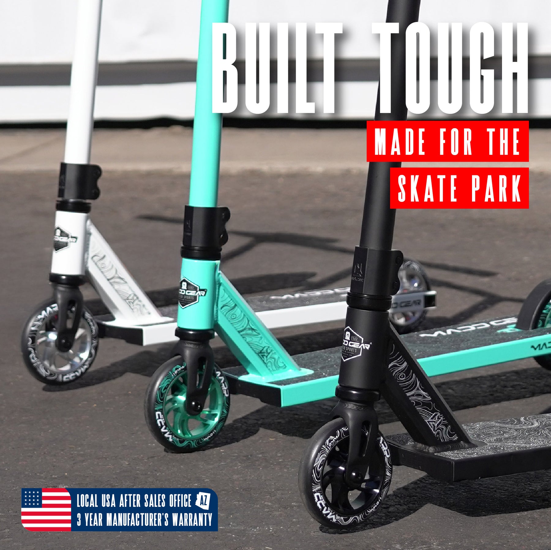 Madd Fun Madd Gear MG4 Titan Pro Scooter - Black / Black