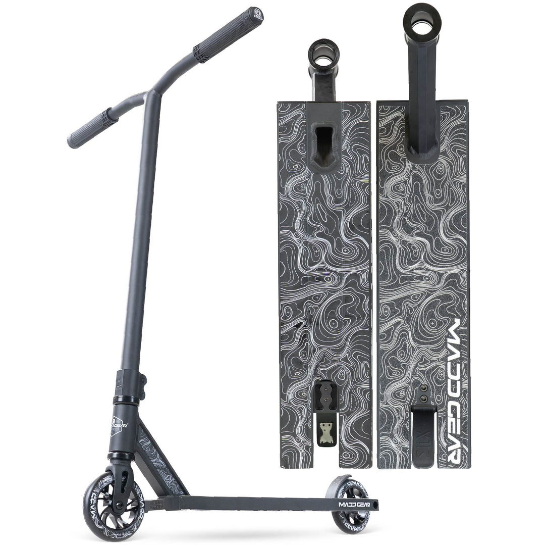 M.A.D SPORTS FIRE×BLACK SPECIAL EDITION MADD MG4 Titan Pro Scooter Black – Madd Gear