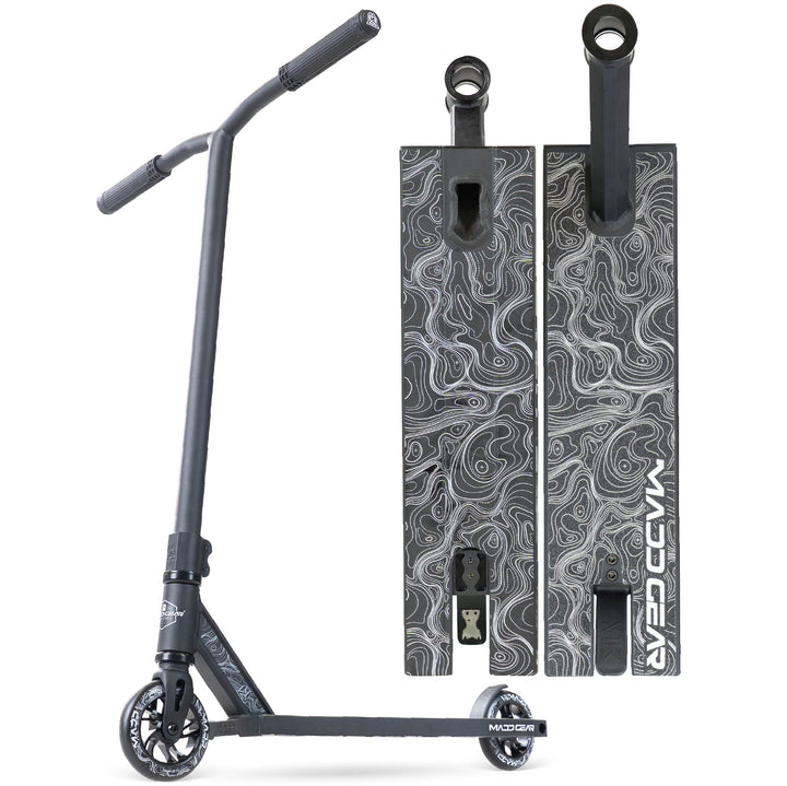 SCOOTER G8 144㎝／バインBURTON　Mサイズ MADD MG4 Titan Pro Scooter Black – Madd Gear