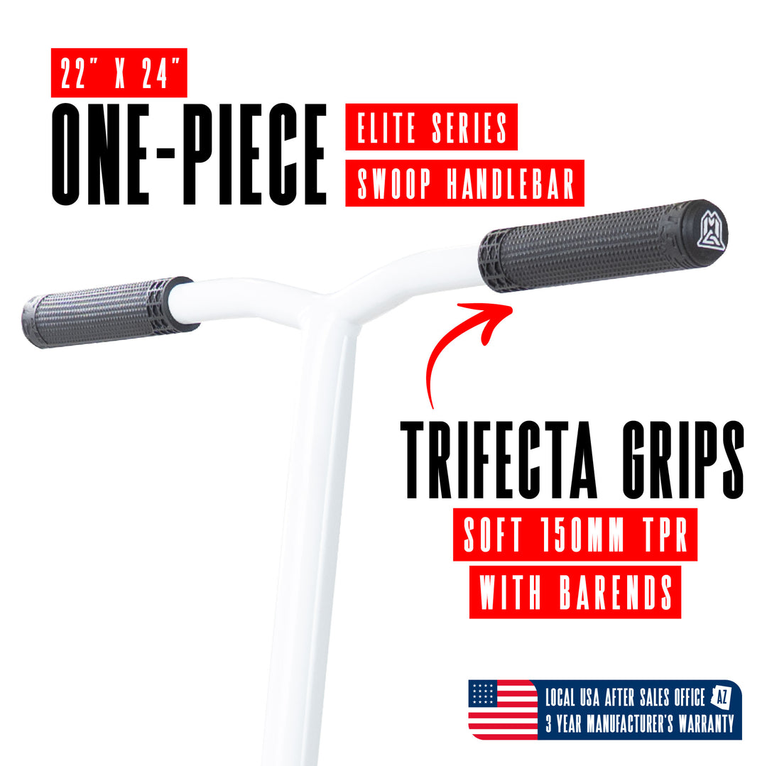 MG4 Titan Pro Scooter - White / Black – Madd Gear