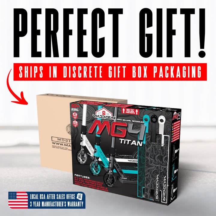 Madd Gear MG4 Titan Pro Stunt Scooter for Kids 8 - 12 – Lightweight Du