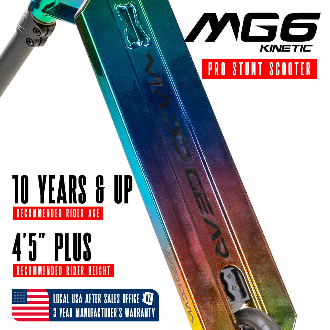 Madd Gear MG6 Kinetic Pro Complete Stunt Scooter for Teens and Adults