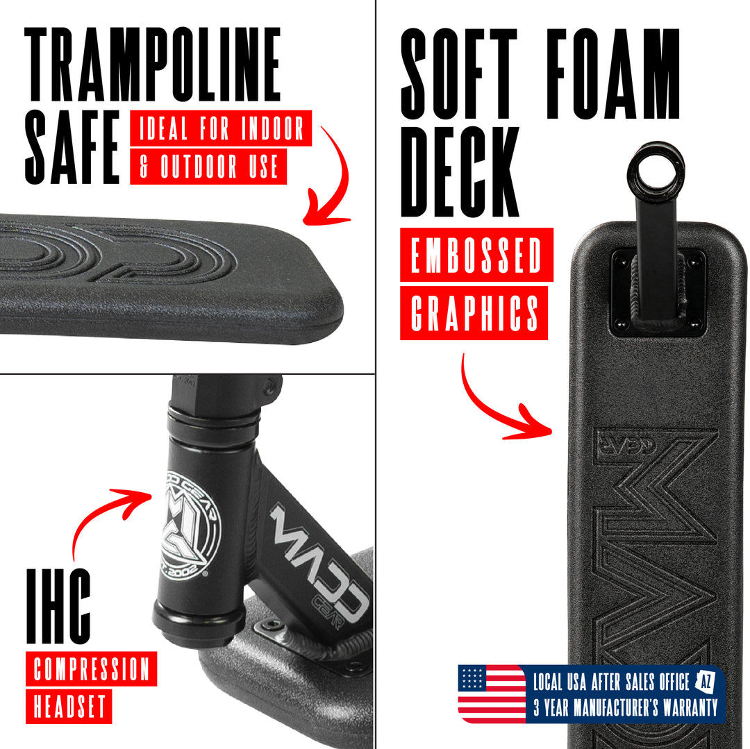 MADD Bounce Trampoline Scooter Black – Madd Gear