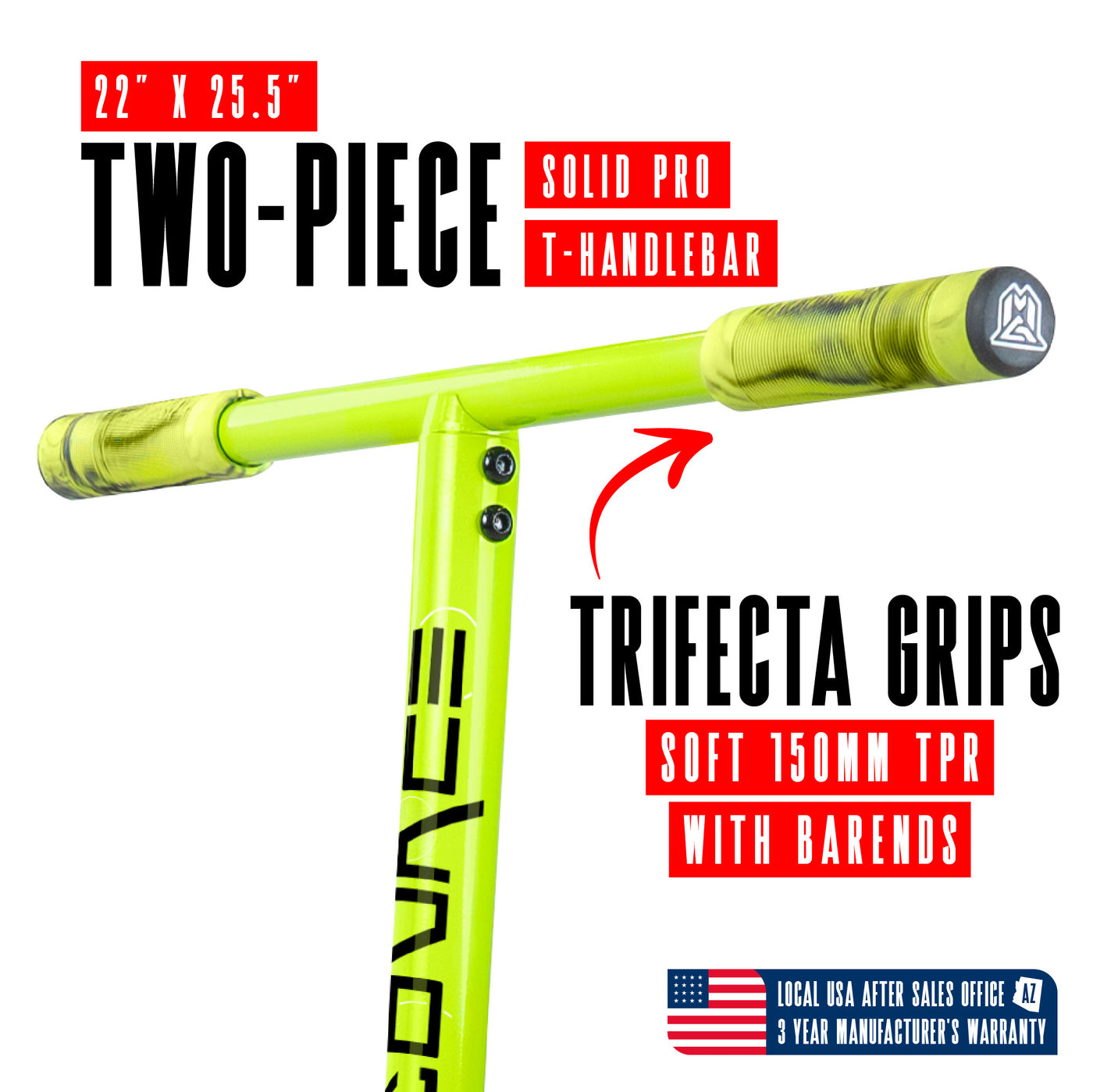 Bounce Trampoline Scooter Stunt Trick MGP Black Green Durable